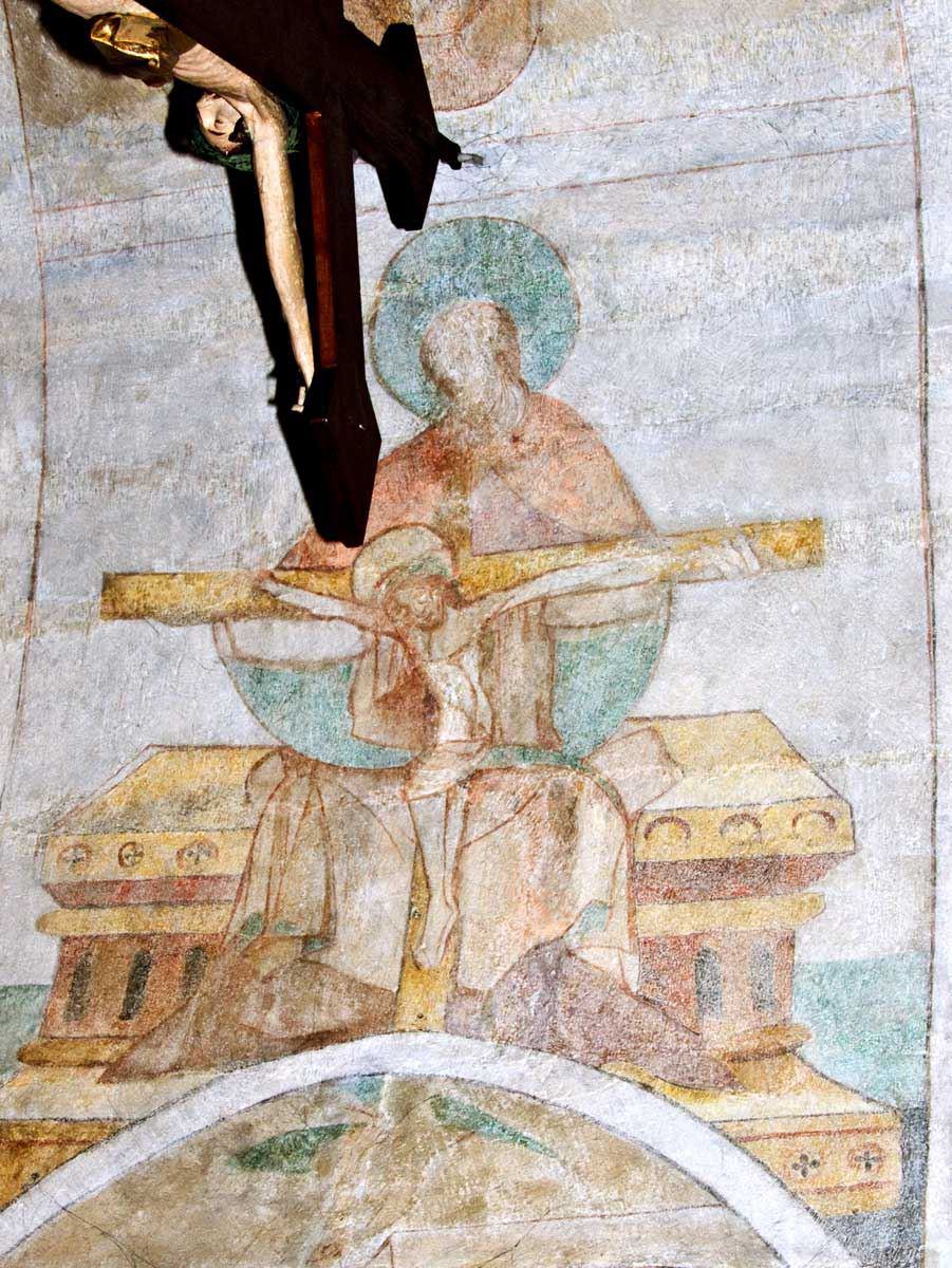 28 Maria auf einem Gnadenstuhl (?)