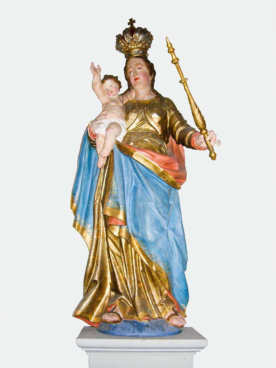 Maria mit Krone, Szepter und Christuskind