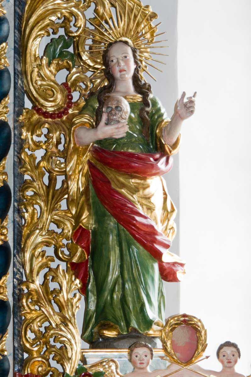 St. Magdalena (mit einem Totenschädel)