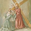 6 Veronika reicht Jesus das Schweißtuch