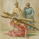9 Jesus fällt zum dritten Mal unter dem Kreuz