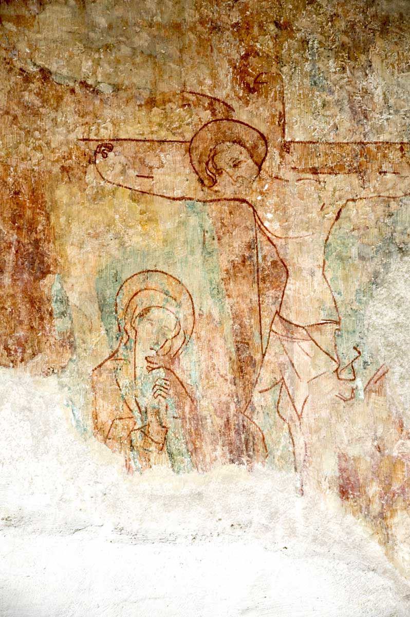 Fresken im Chor links - Detail: