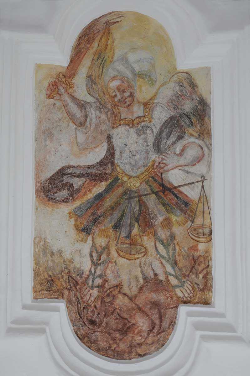 16 Hl. Michael mit der Seelenwaage