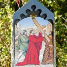 Jesus nimmt das Kreuz auf seine Schultern