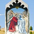 Jesus begegnet seiner Mutter