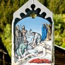 Jesus wird ans Kreuz geschlagen