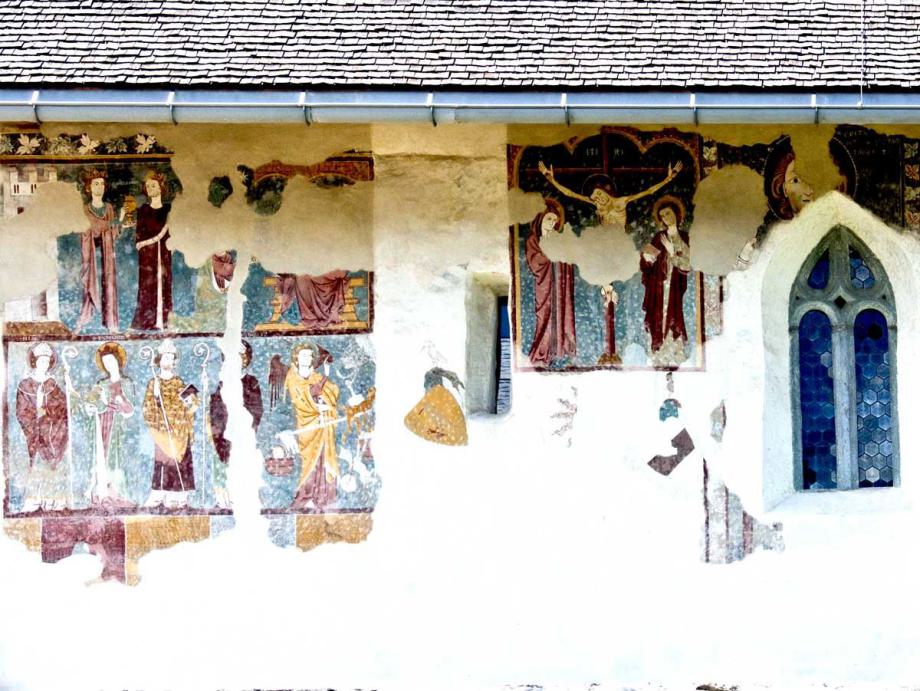 Fresken auf der Südwand (Schiff)