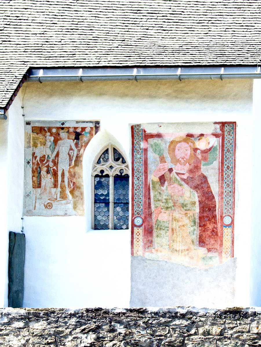 Fresken auf der Südwand (Chor)