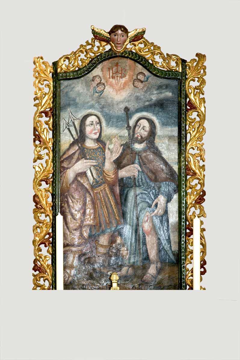 Altarbild Hll. Sebastian und Rochus