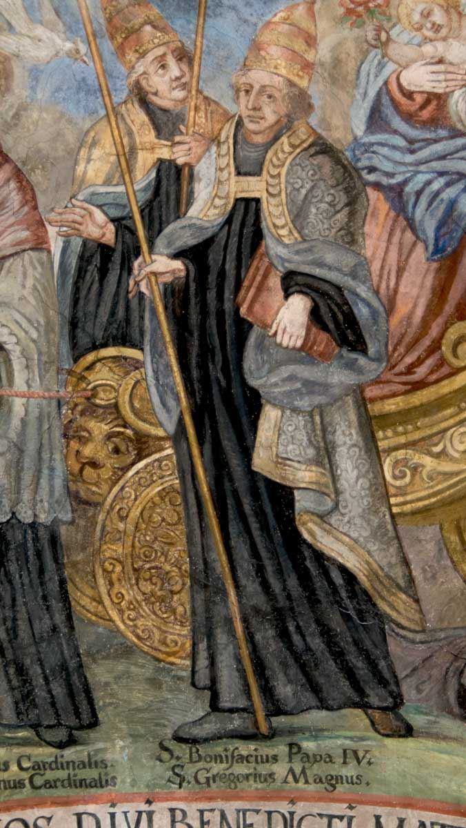 Papst Bonifacius IV. & Hl. Gregor der Große