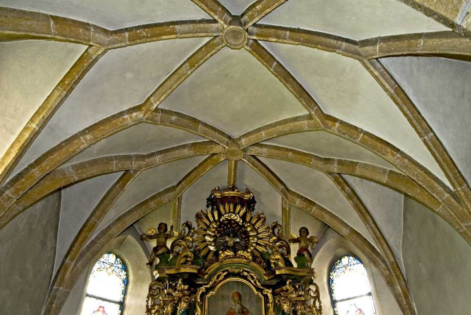 Blick ins Chor-Gewölbe