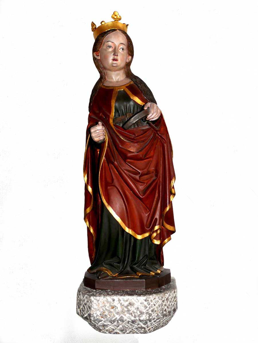 42 Hl. Katharina (mit dem zerbrochenen Rad)