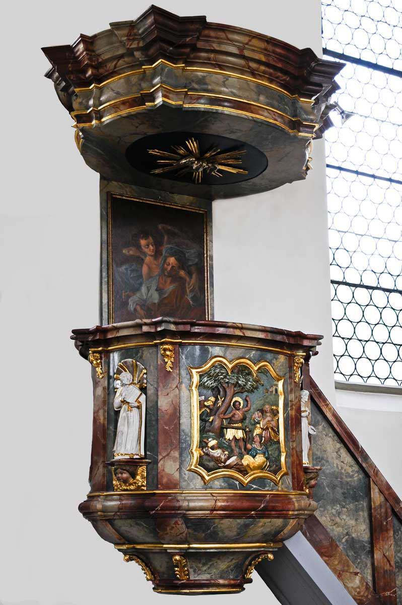 15 Kanzel an der Nordwand