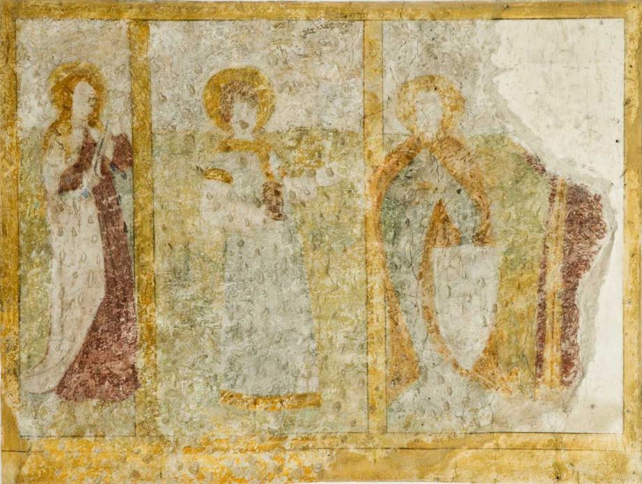 Reste spätgotischer Wandmalereien