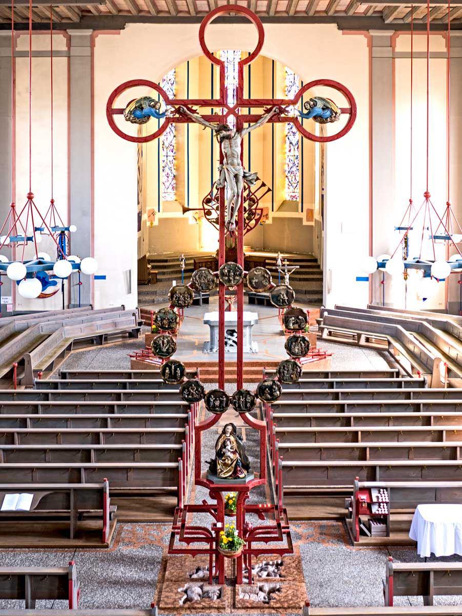 Crucifix · Rosenkranzmedaillons · Madonna mit Kind