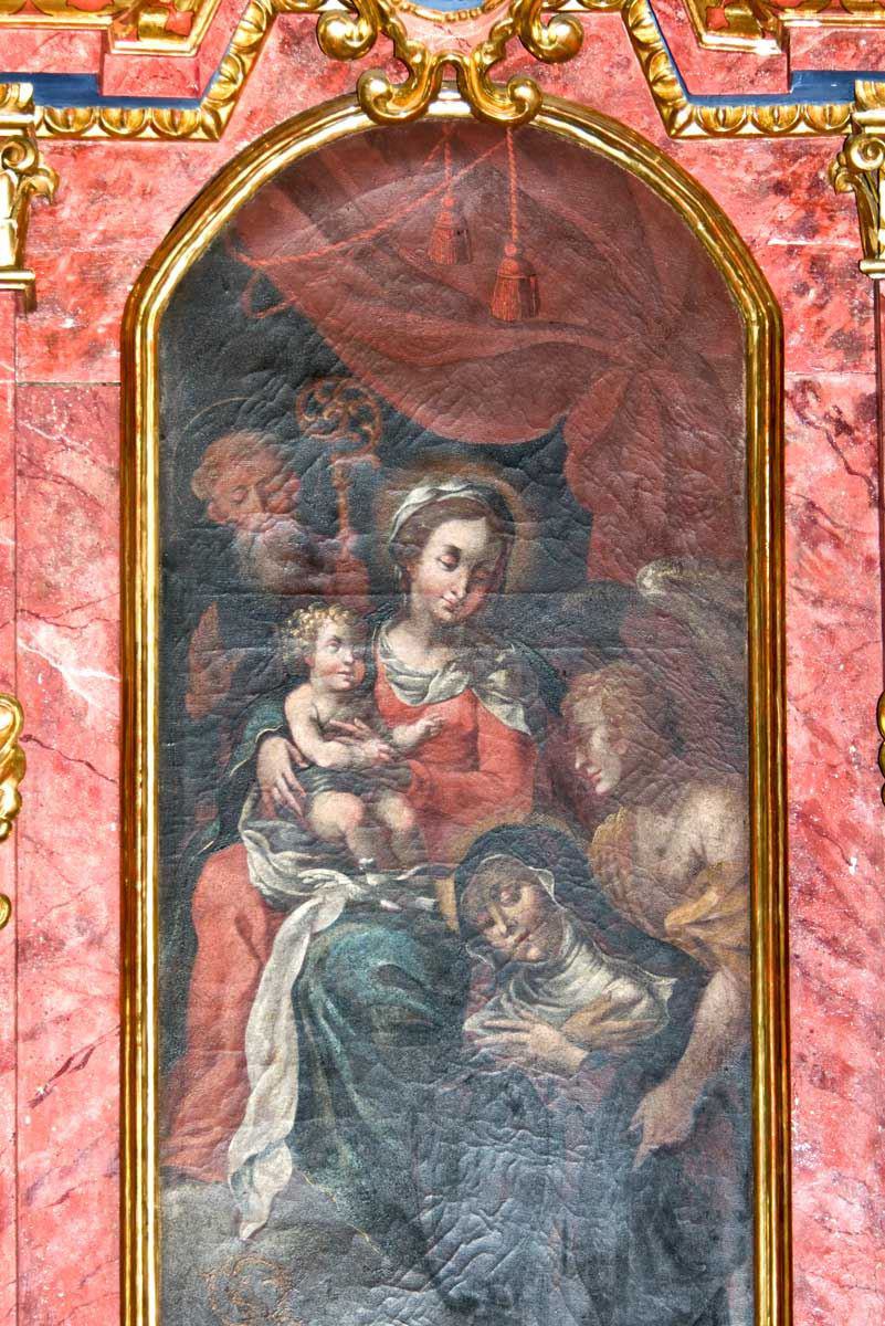 rechter Seitenaltar - Altarbild: