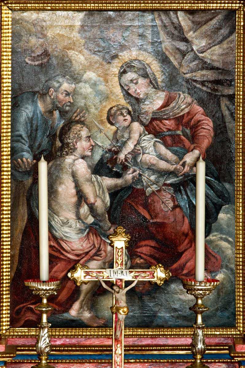 48c Hl. Familie mit Hl. Sebastian